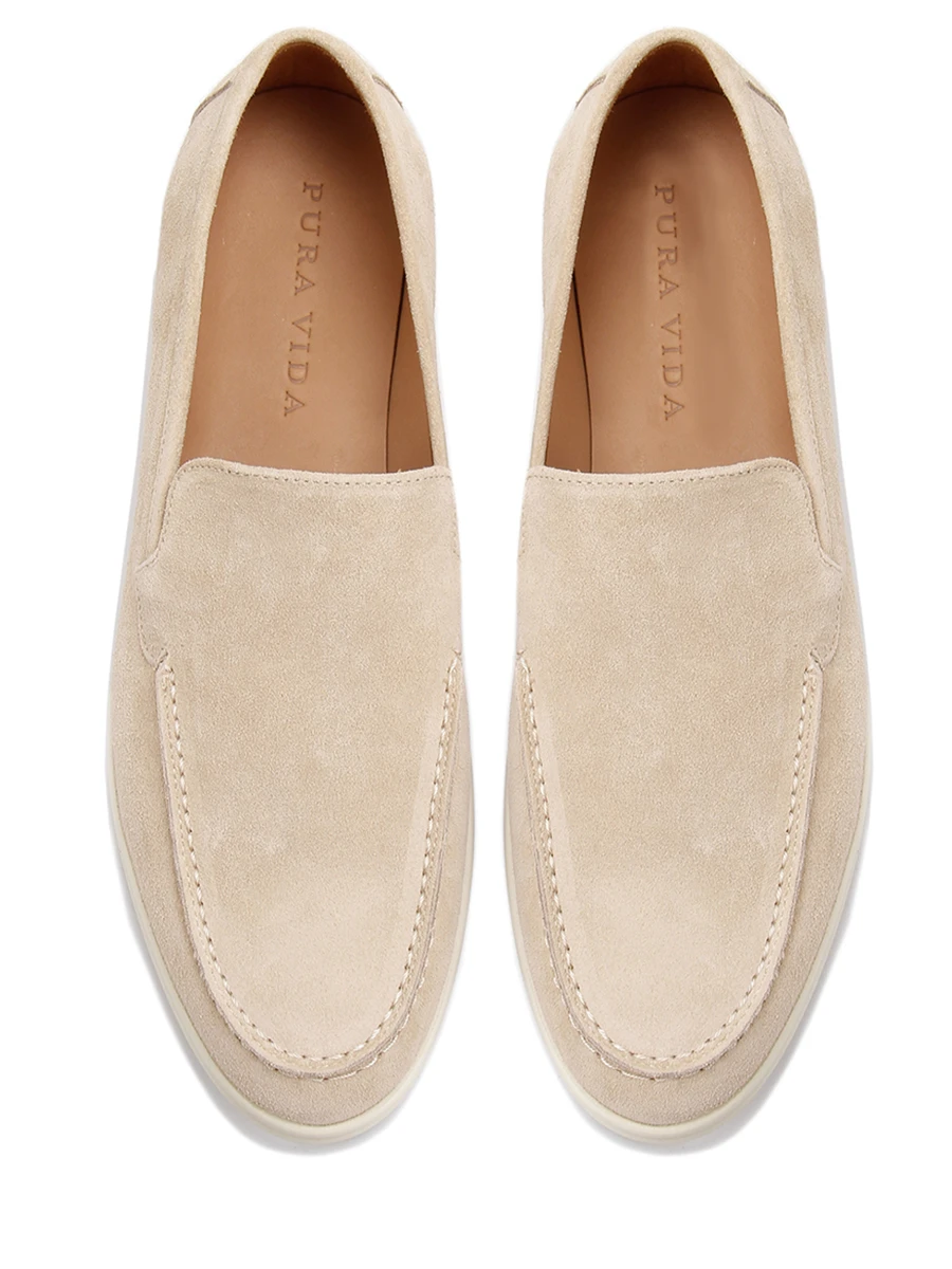 Лоферы LORENZO замшевые