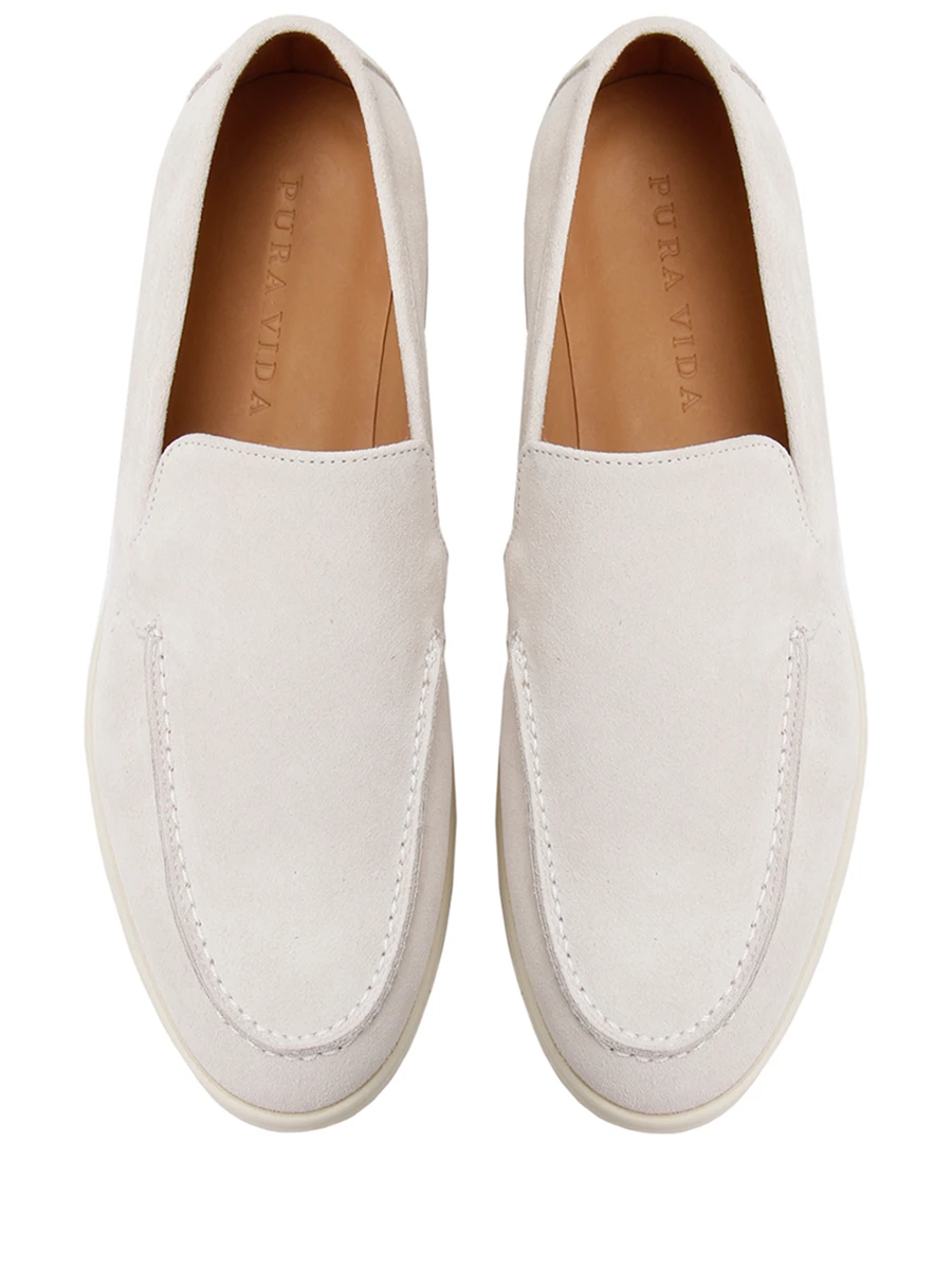 Лоферы LORENZO замшевые