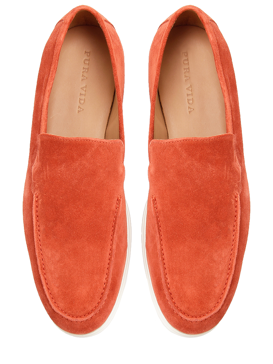 Лоферы LORENZO замшевые