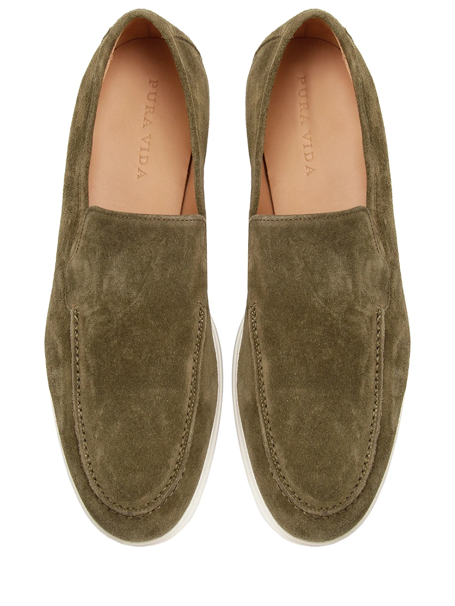 Лоферы LORENZO замшевые