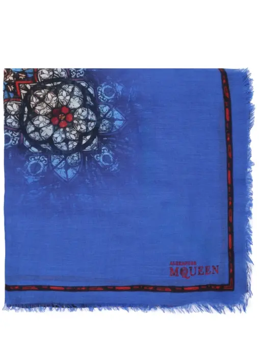 Платок с принтом ALEXANDER MCQUEEN