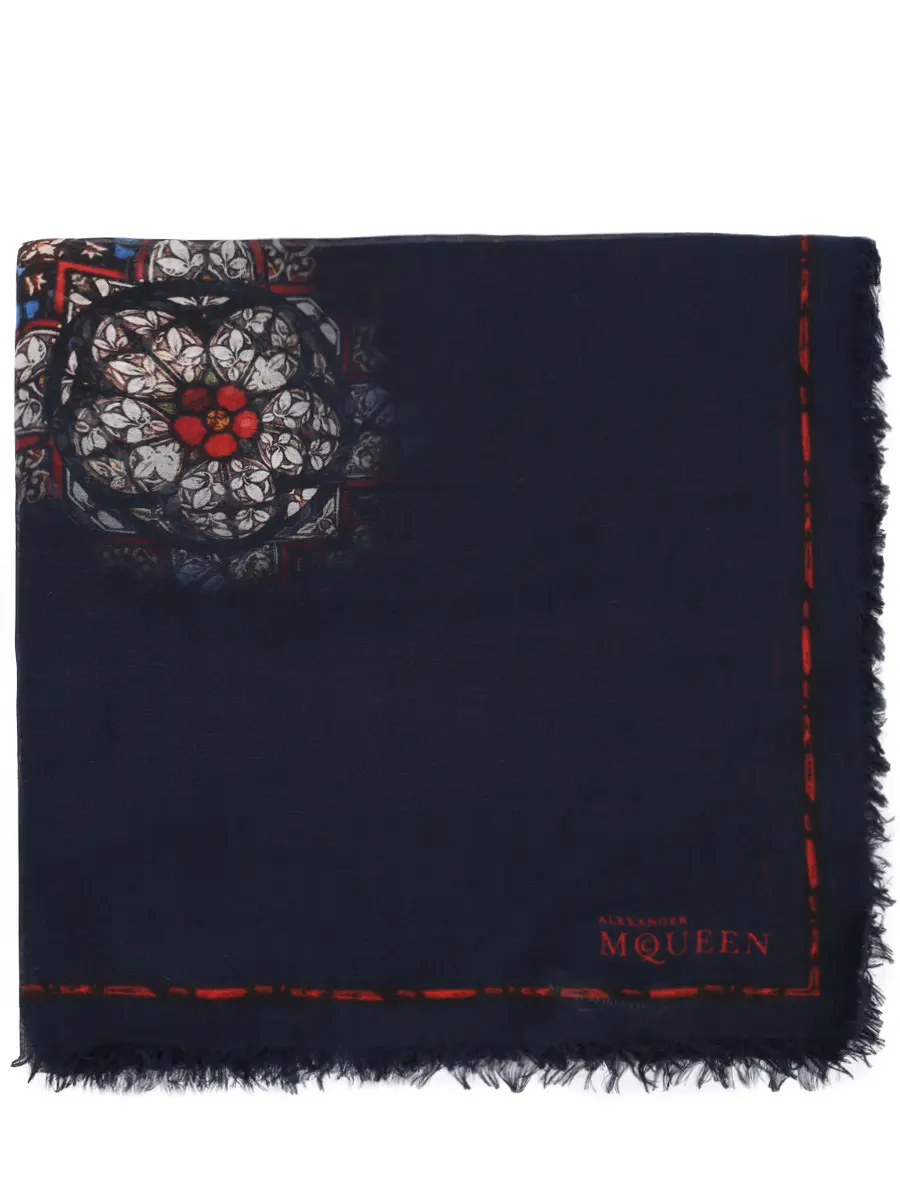 Палантин с принтом