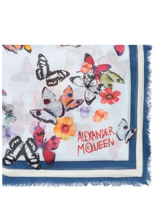 Платок с принтом ALEXANDER MCQUEEN