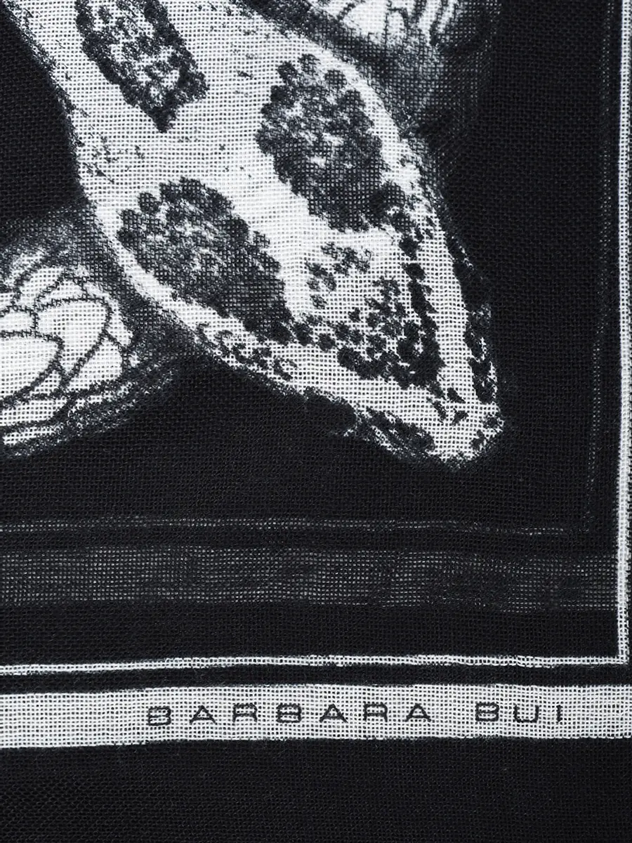 Палантин с принтом