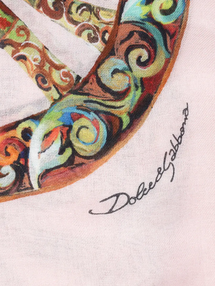 Платок с принтом