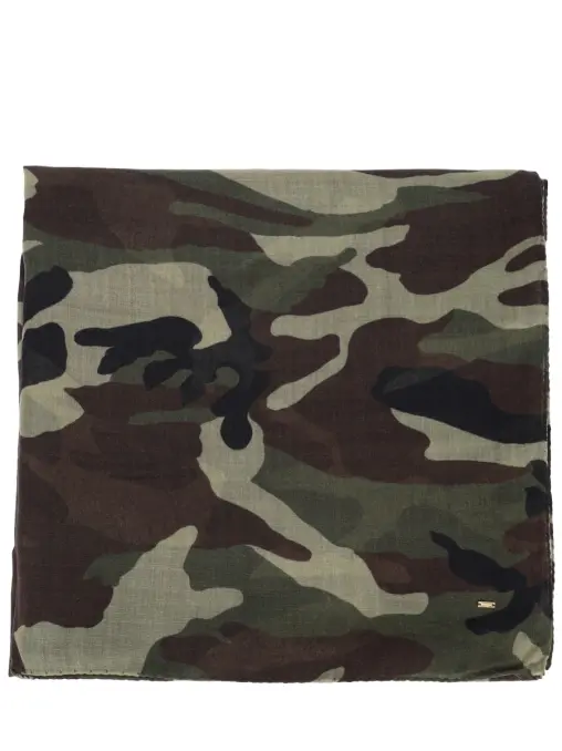 Палантин шерстяной SAINT LAURENT