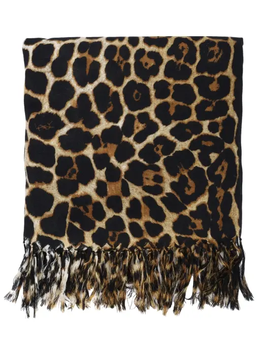 Палантин шерстяной SAINT LAURENT