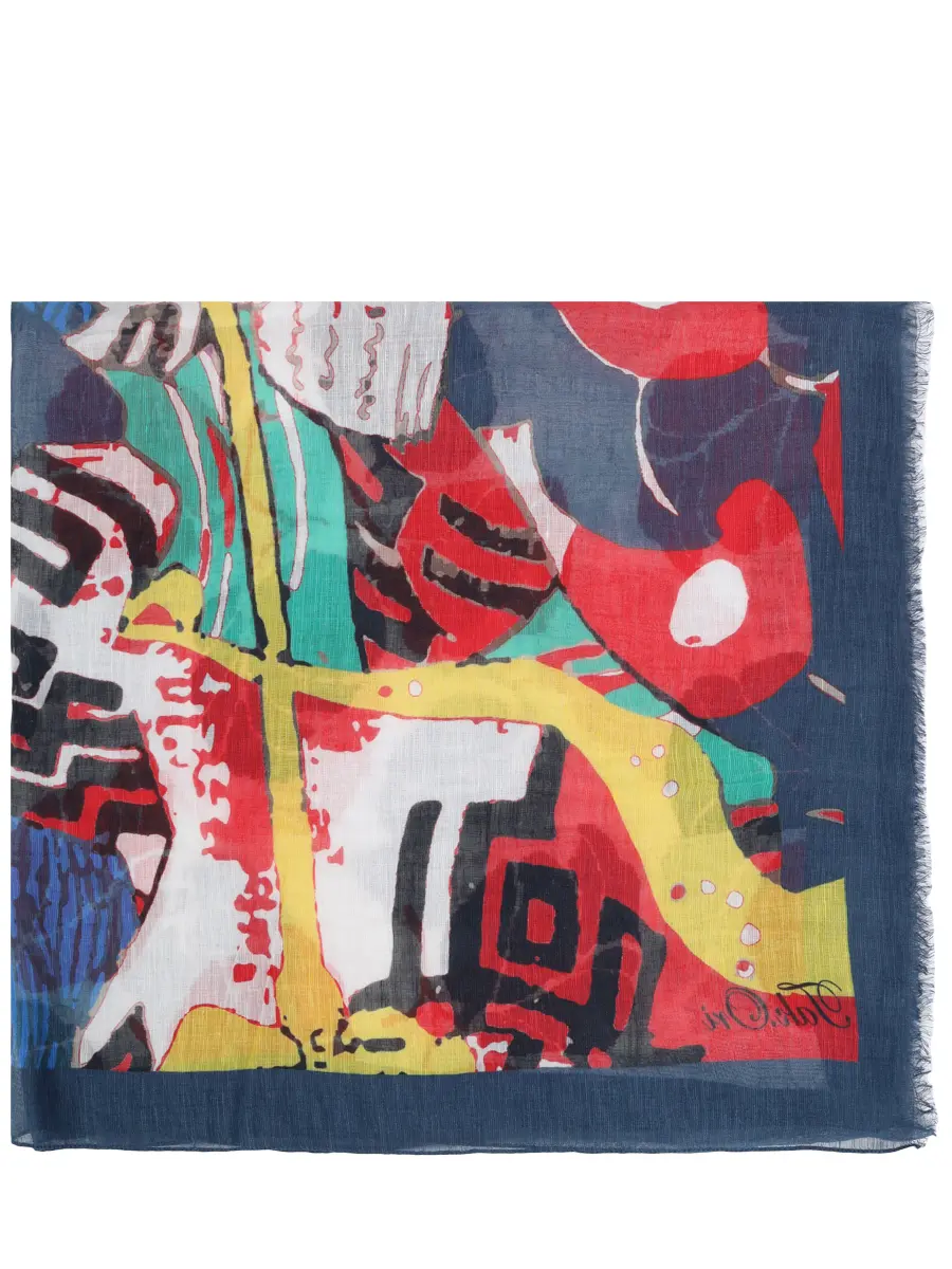 Палантин с принтом