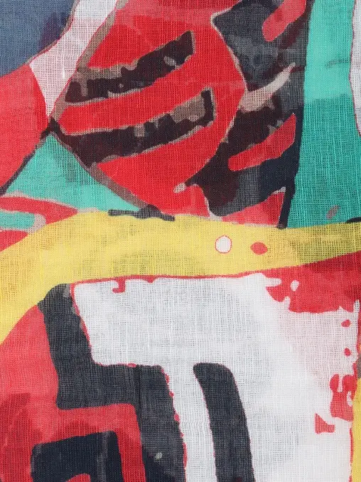 Палантин с принтом TAK.ORI