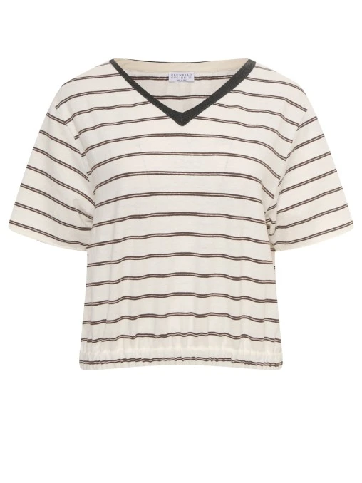 Футболка льняная BRUNELLO CUCINELLI