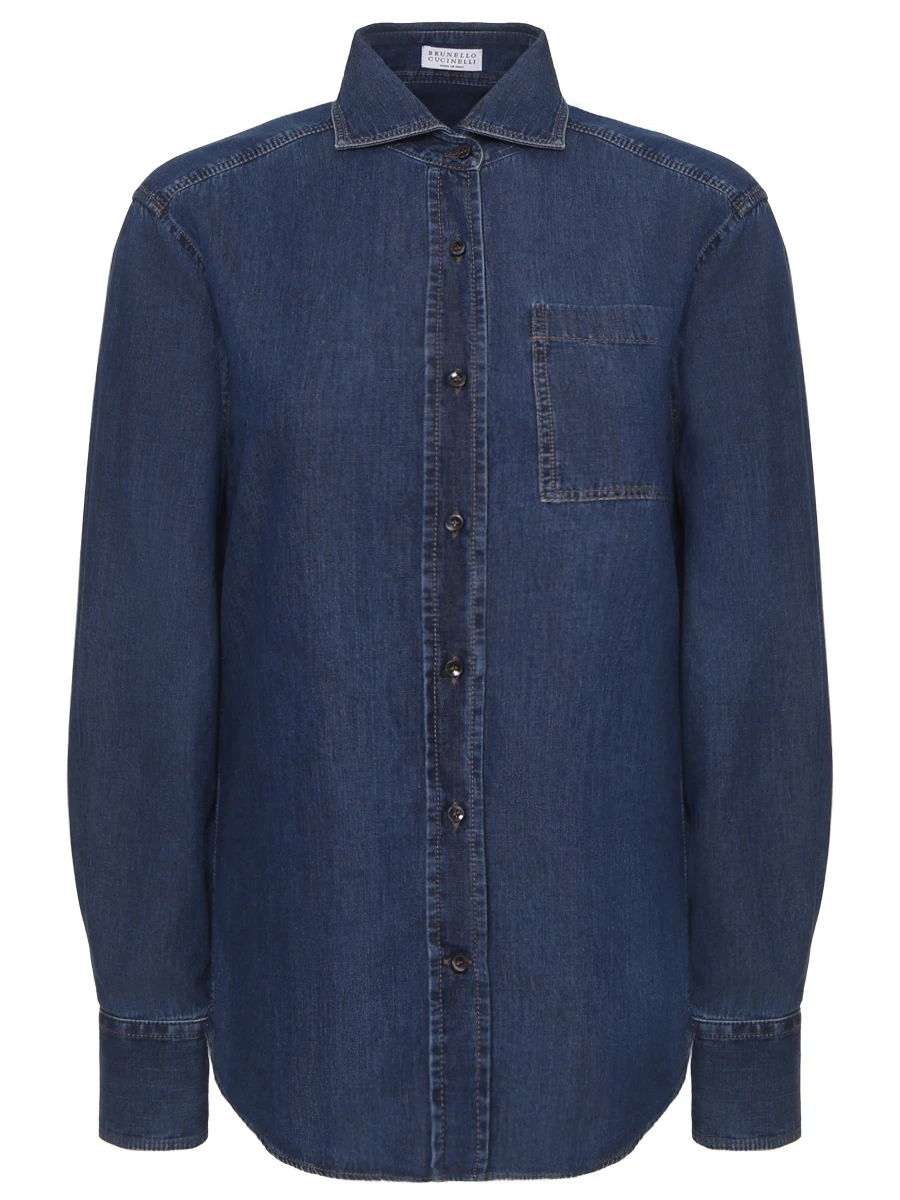 Рубашка джинсовая