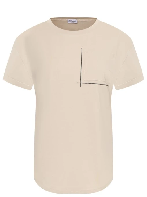 Футболка хлопковая BRUNELLO CUCINELLI