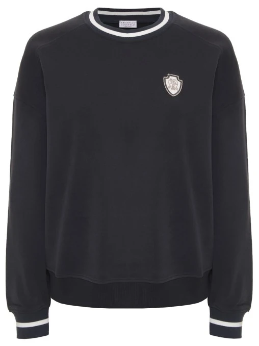 Толстовка хлопковая BRUNELLO CUCINELLI
