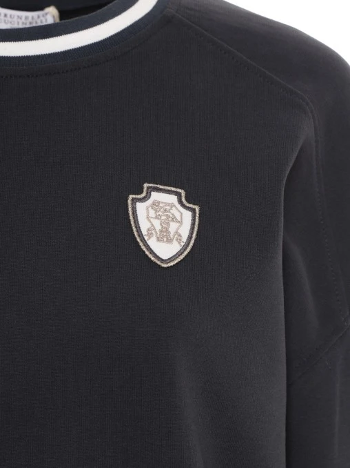 Толстовка хлопковая BRUNELLO CUCINELLI