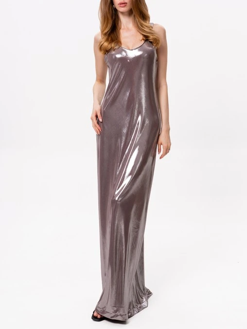 Платье Liquid Metal Cappuccino SHUSTERMAN