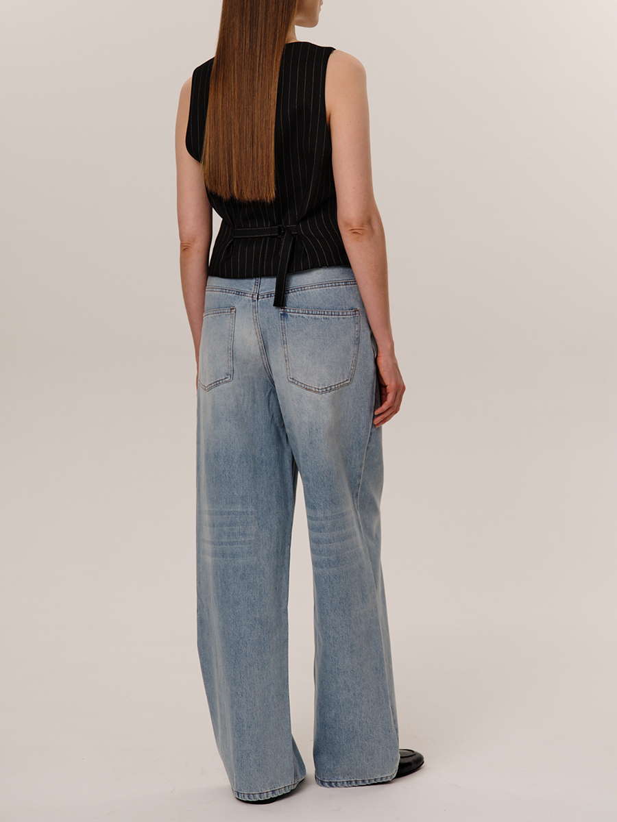 Жилет в полоску