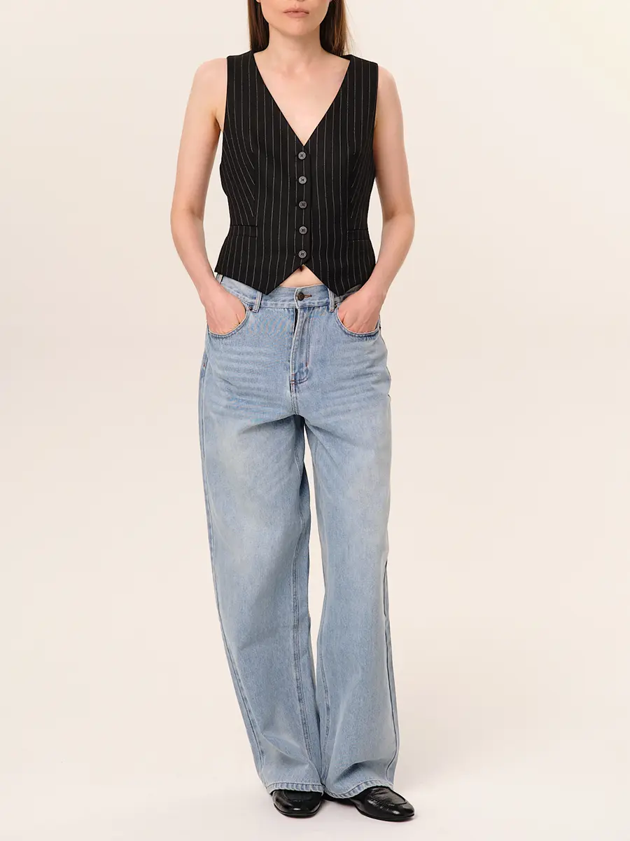 Жилет в полоску