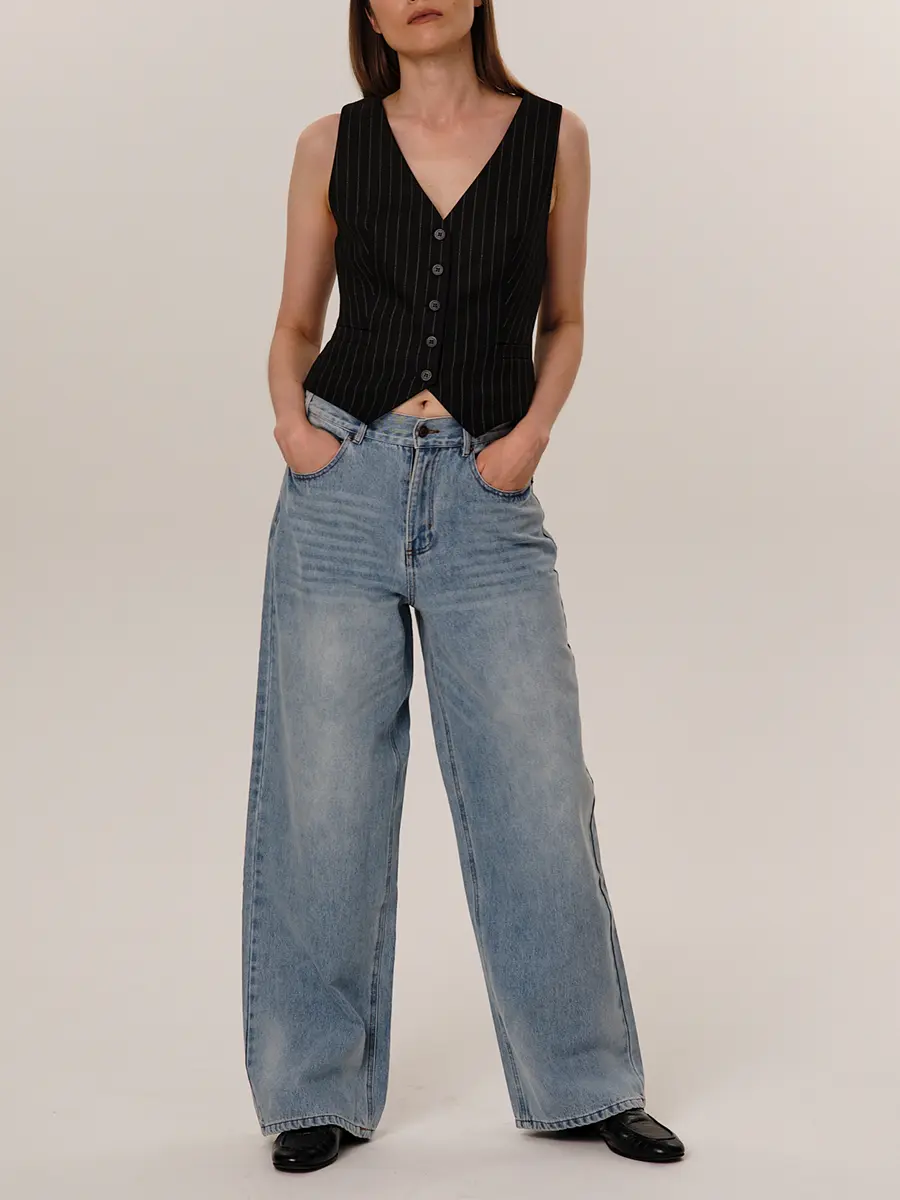 Жилет в полоску