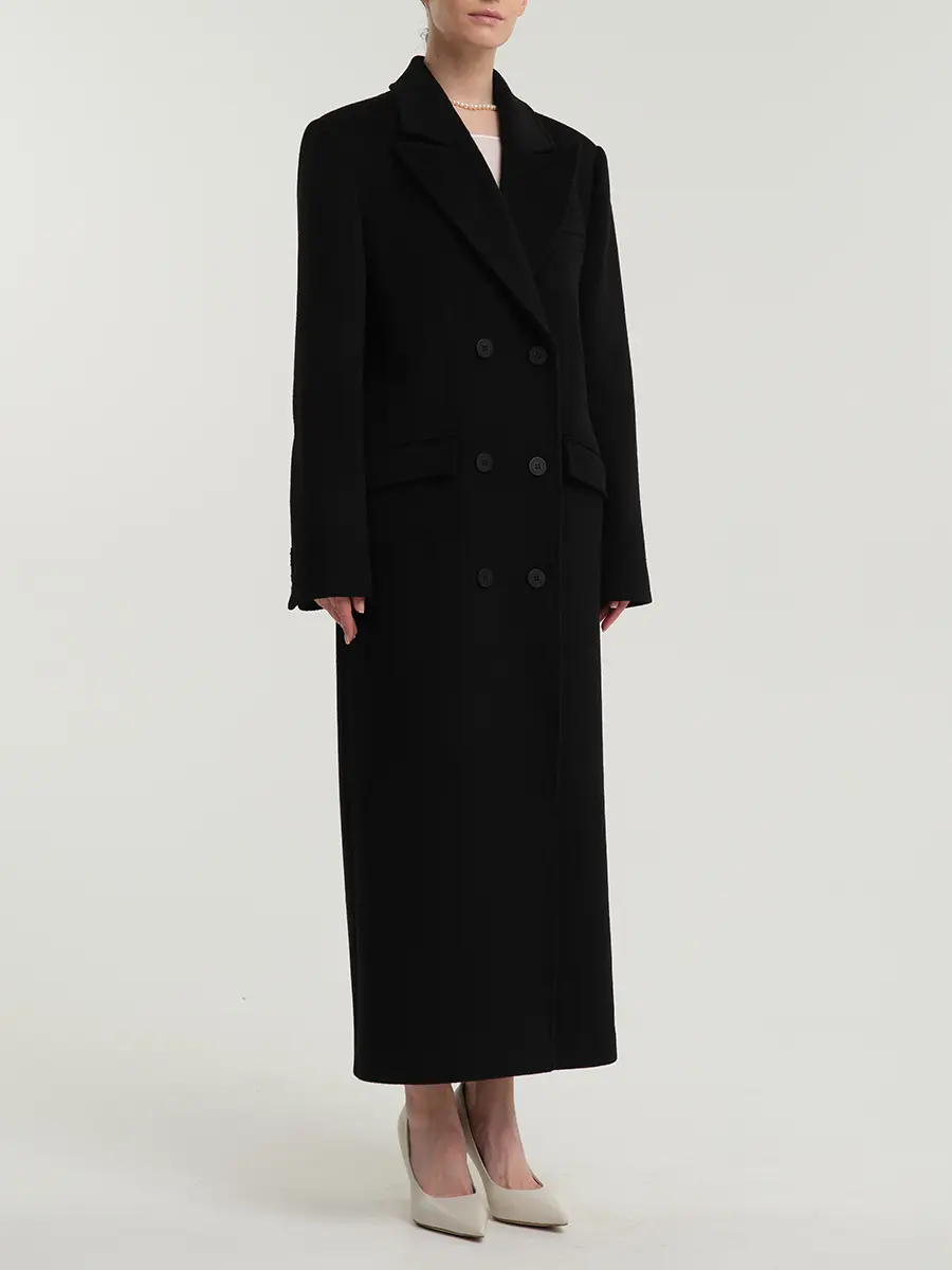 Пальто шерстяное