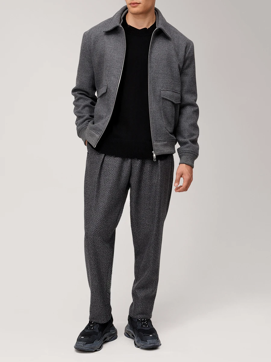 Бомбер «Москино» шерстяной