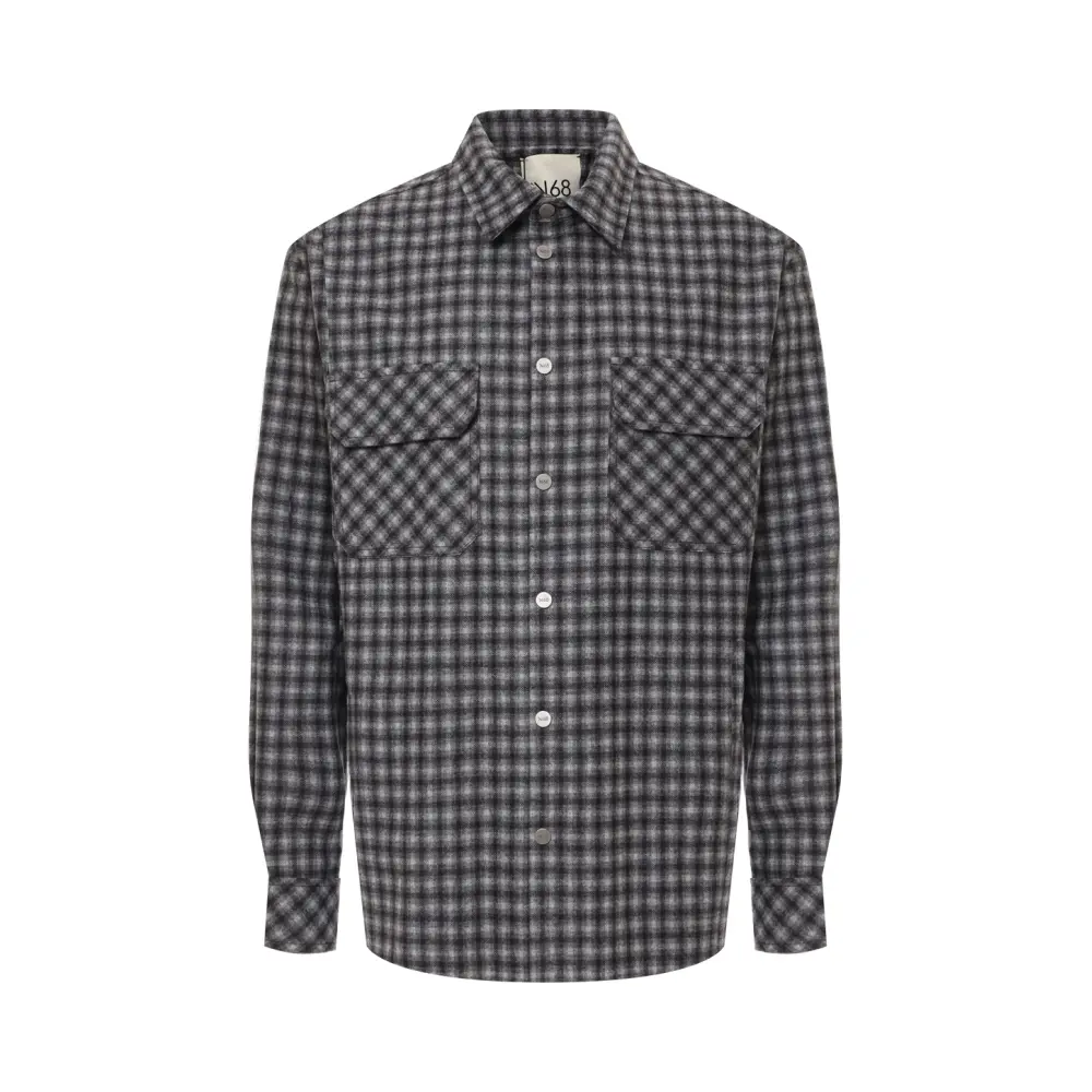 Рубашка Regular Fit шерстяная