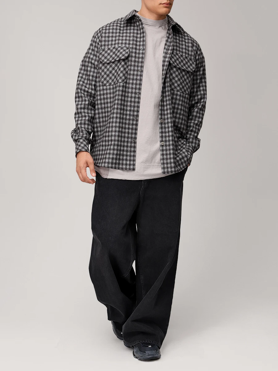 Рубашка Regular Fit шерстяная