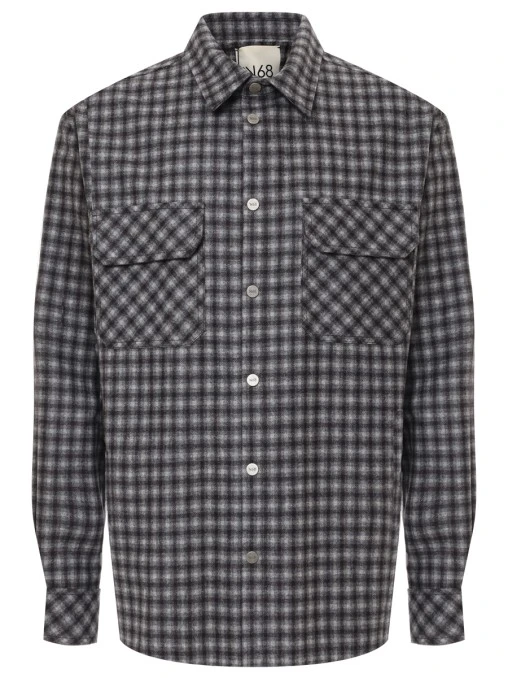 Рубашка Regular Fit шерстяная N68