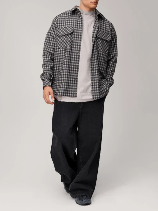 Рубашка Regular Fit шерстяная N68