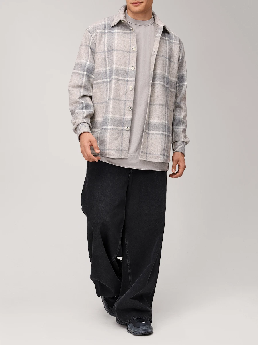 Рубашка Regular Fit шерстяная