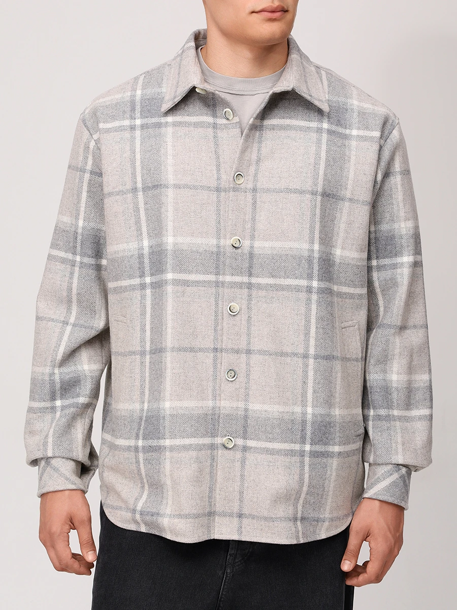 Рубашка Regular Fit шерстяная