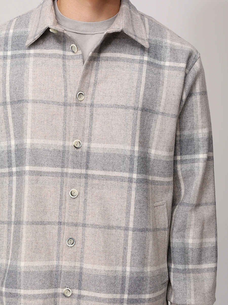 Рубашка Regular Fit шерстяная