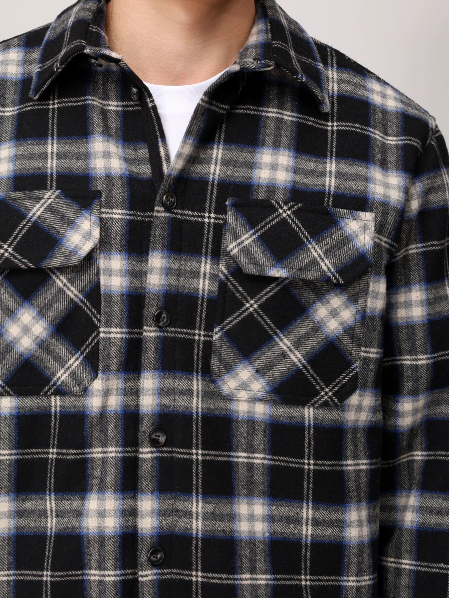 Рубашка Regular Fit шерстяная