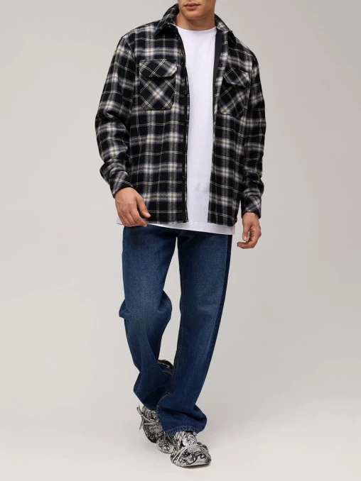 Рубашка Regular Fit шерстяная N68