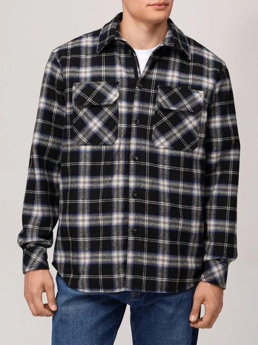 Рубашка Regular Fit шерстяная N68