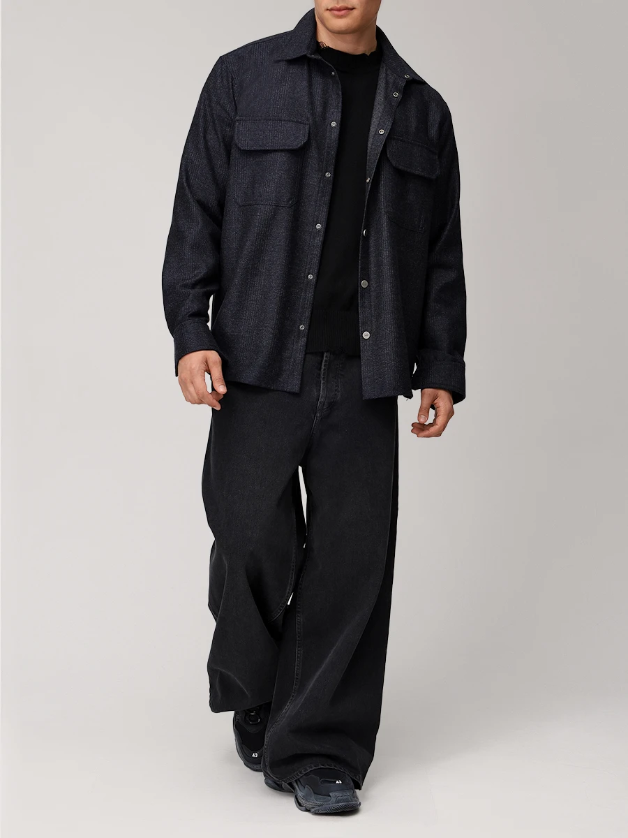 Рубашка Regular Fit шерстяная