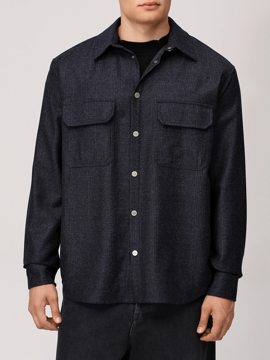 Рубашка Regular Fit шерстяная