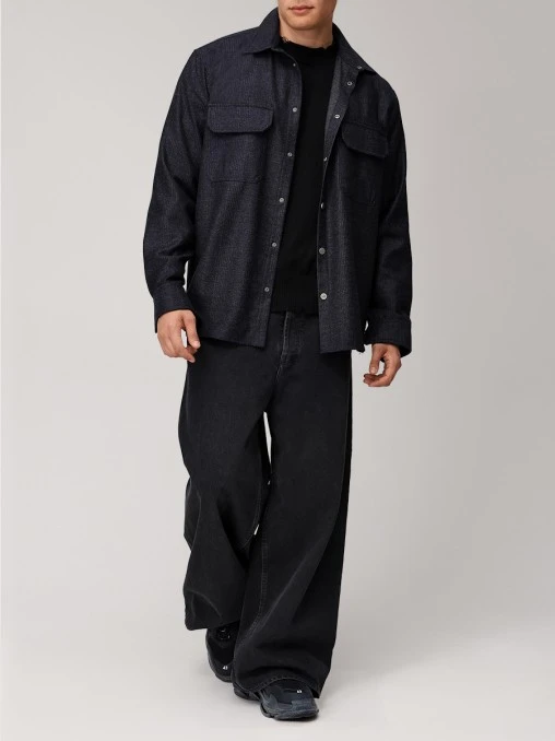 Рубашка Regular Fit шерстяная N68