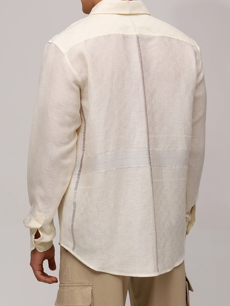 Рубашка Regular Fit льняная