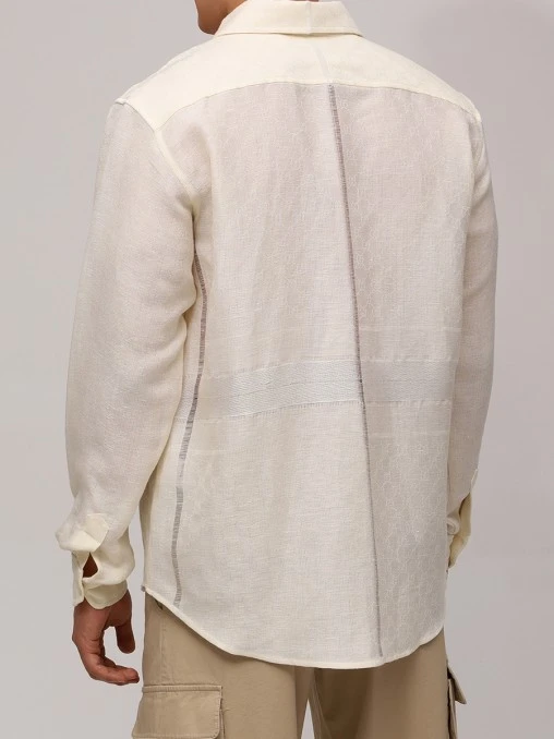 Рубашка Regular Fit льняная N68