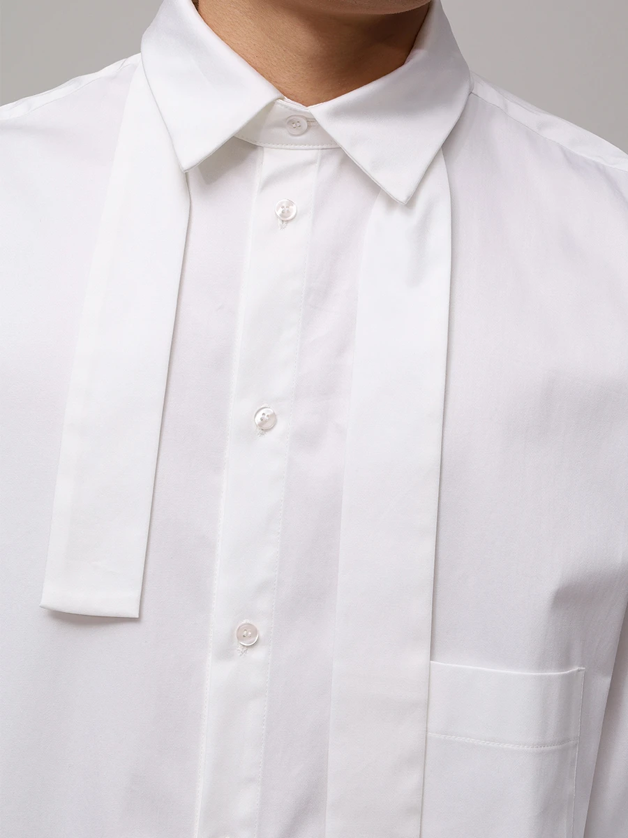 Рубашка с галстуком хлопковая