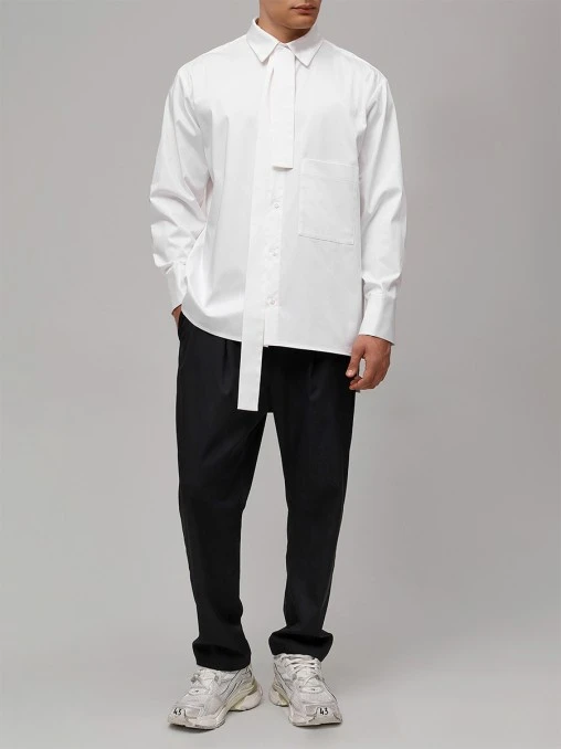 Рубашка с галстуком хлопковая N68