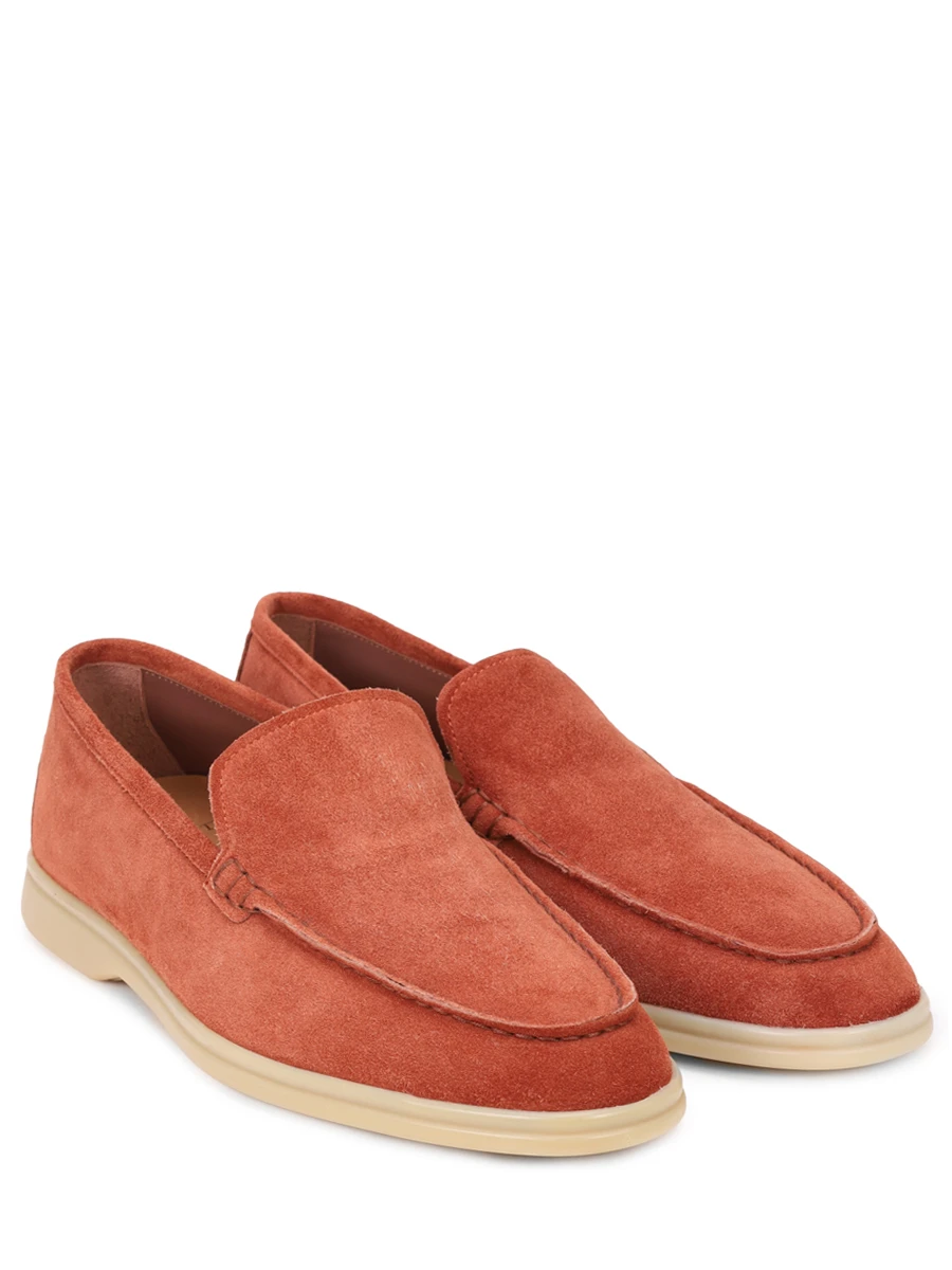 Лоферы замшевые