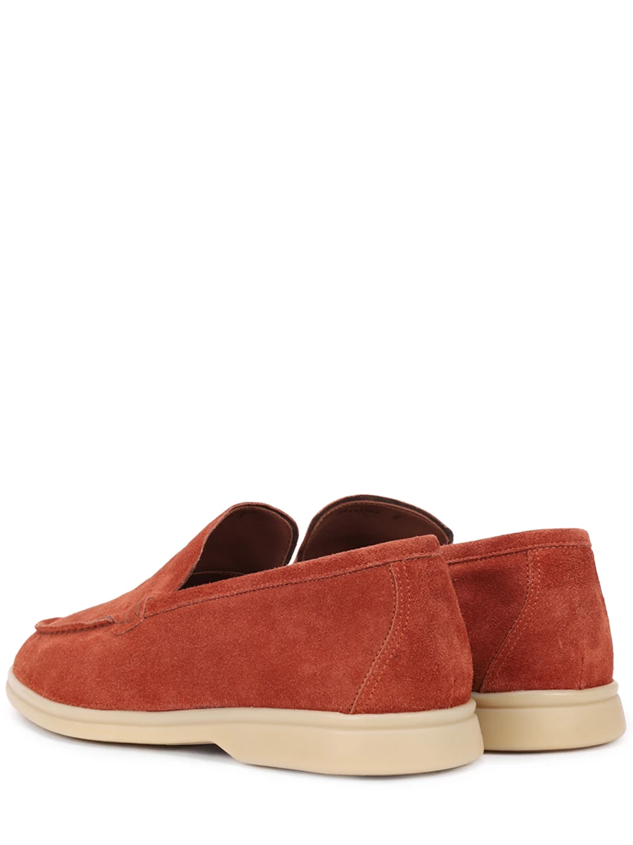 Лоферы замшевые