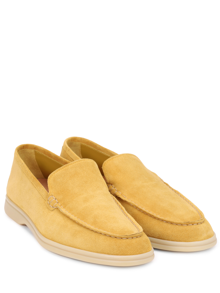 Лоферы замшевые