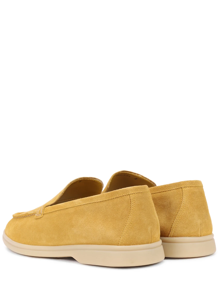 Лоферы замшевые