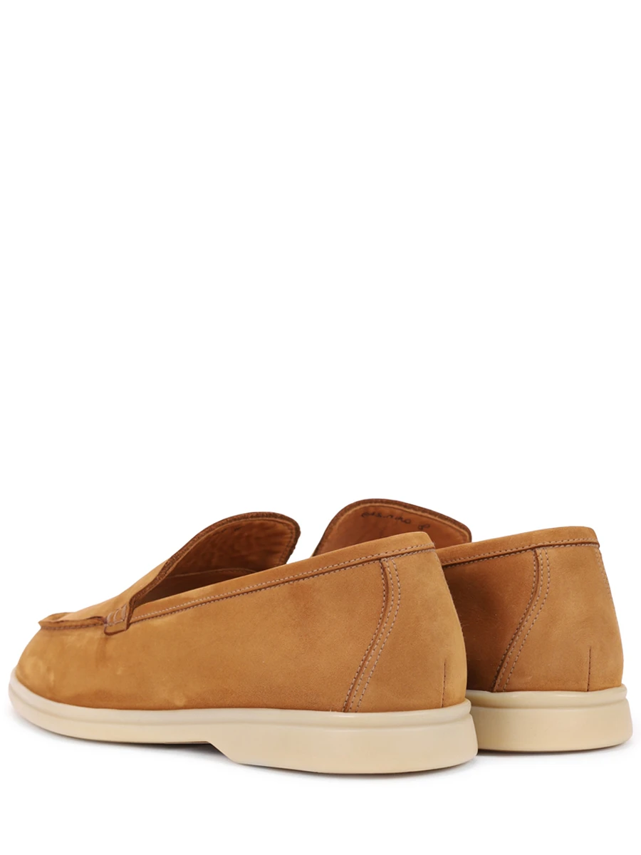 Лоферы замшевые