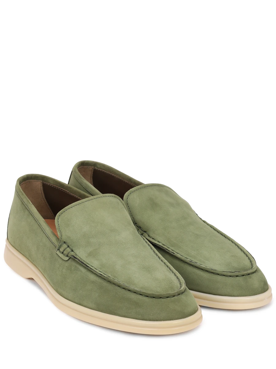 Лоферы замшевые