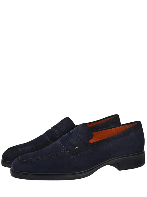 Лоферы замшевые SANTONI