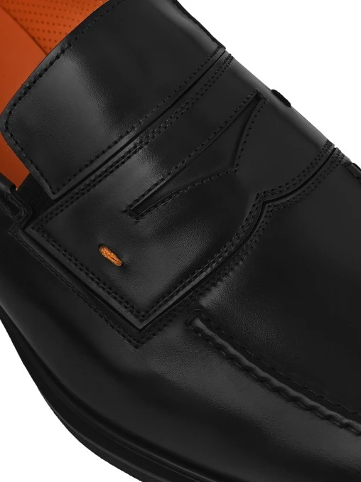 Лоферы кожаные SANTONI