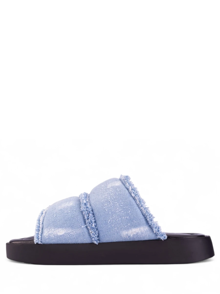 Шлепанцы джинсовые